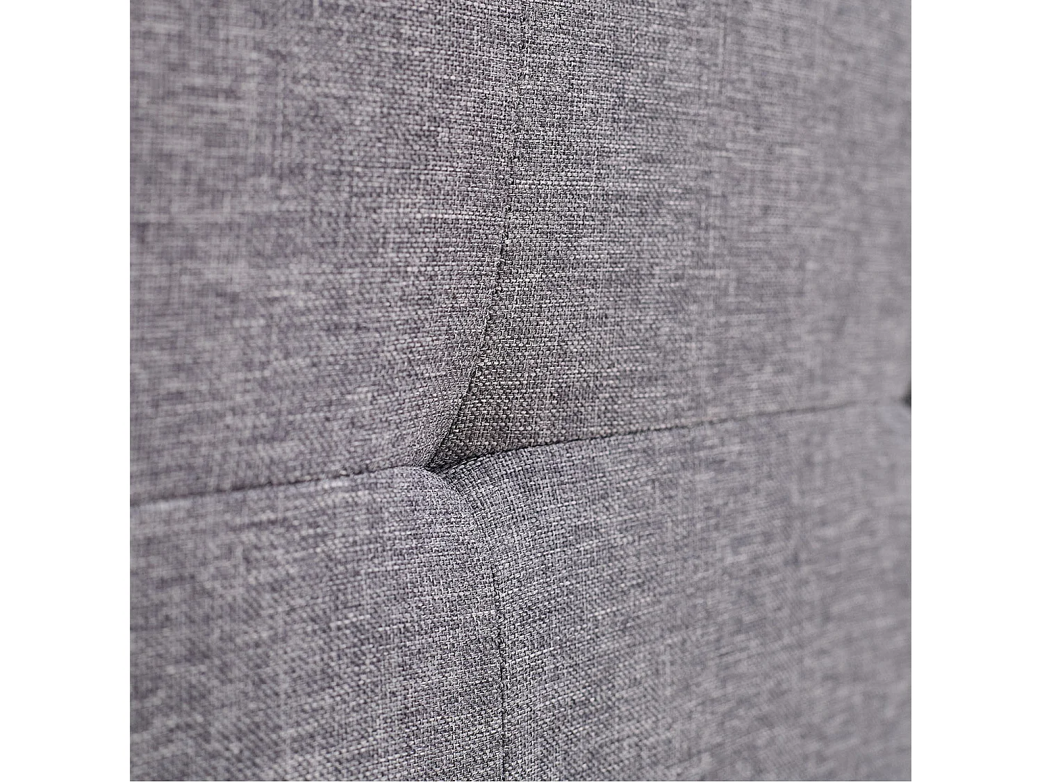 Tapicerowane łóżko 140x200 cm ciemnoszare