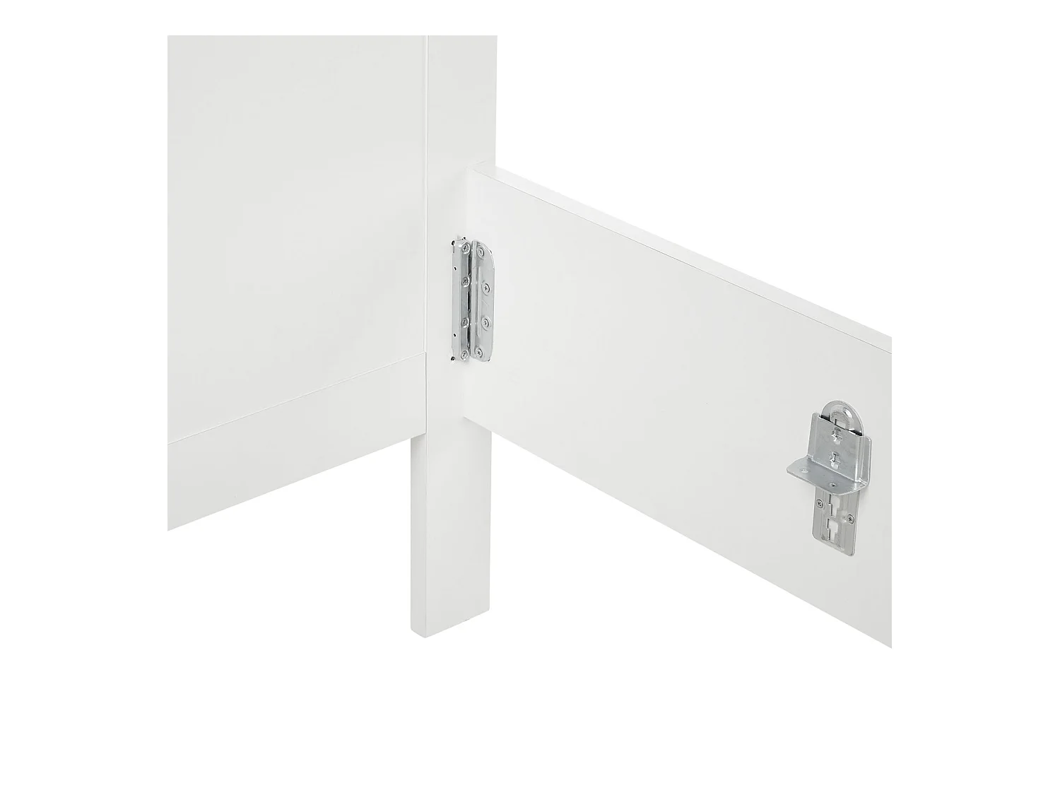 Bett 90x200 cm weiß Senior