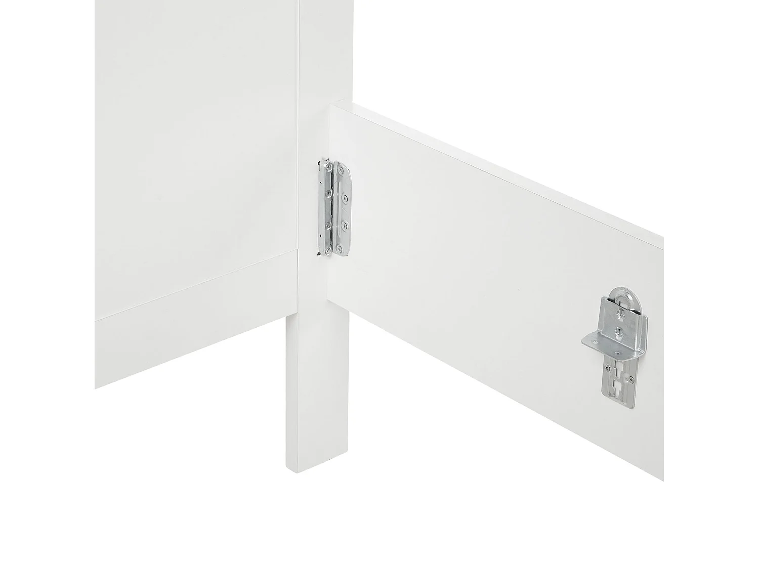 Bett 90x200 cm weiß Senior