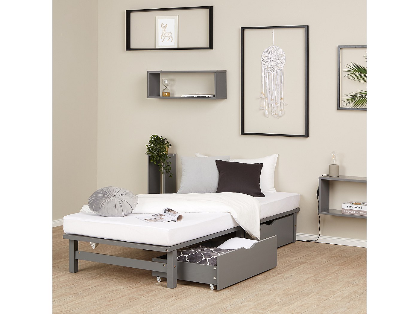 Elegantes Wayfair Bett 90x200 Bilder