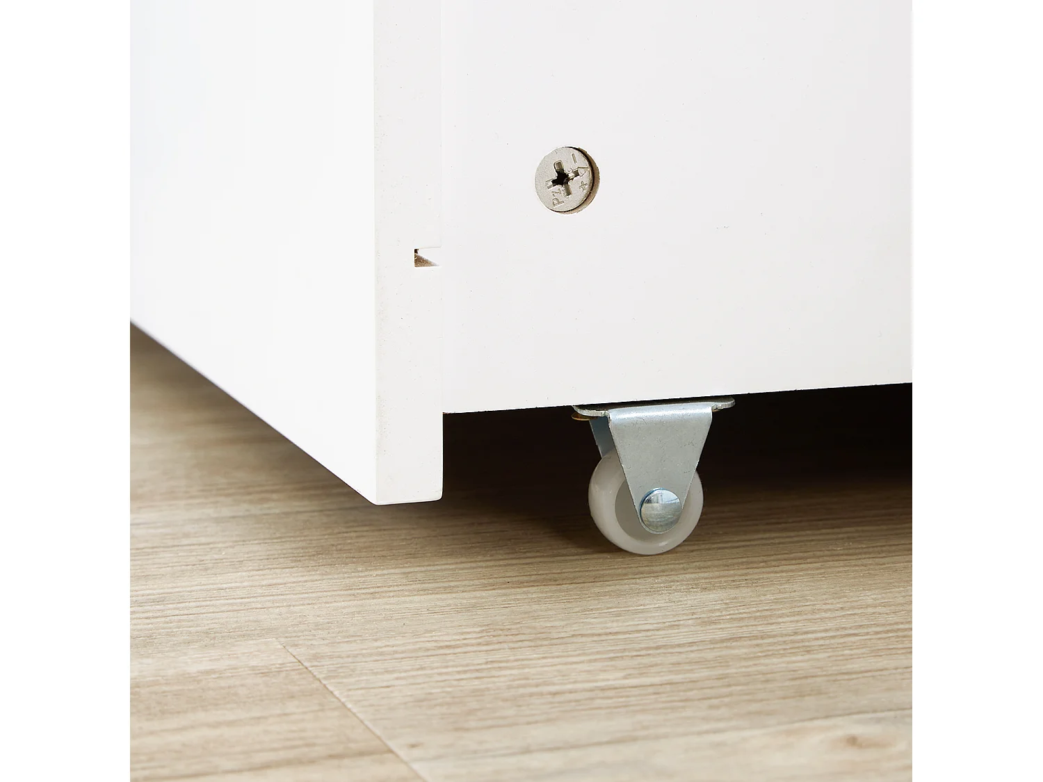 Eenpersoonsbed 90x200 cm wit cabine opbergladen