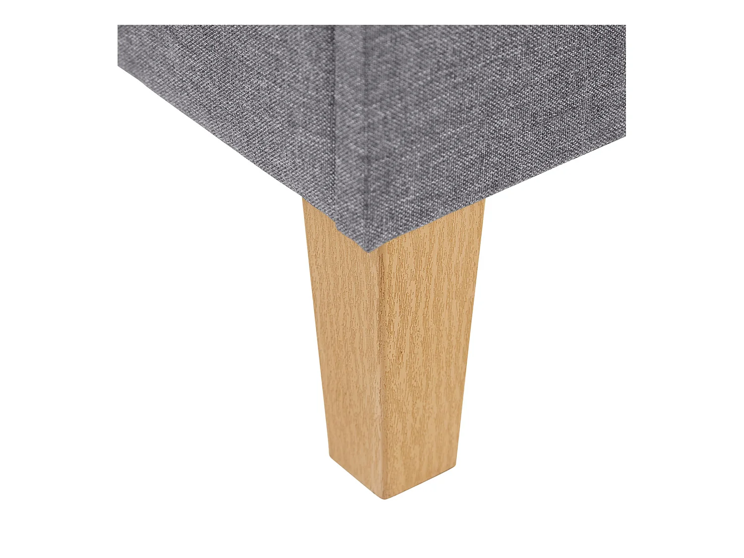 Bettgestell 120x200 cm grau gepolstert