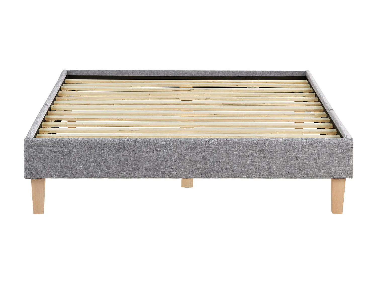 Rama łóżka 120x200 cm, tapicerowana, szara
