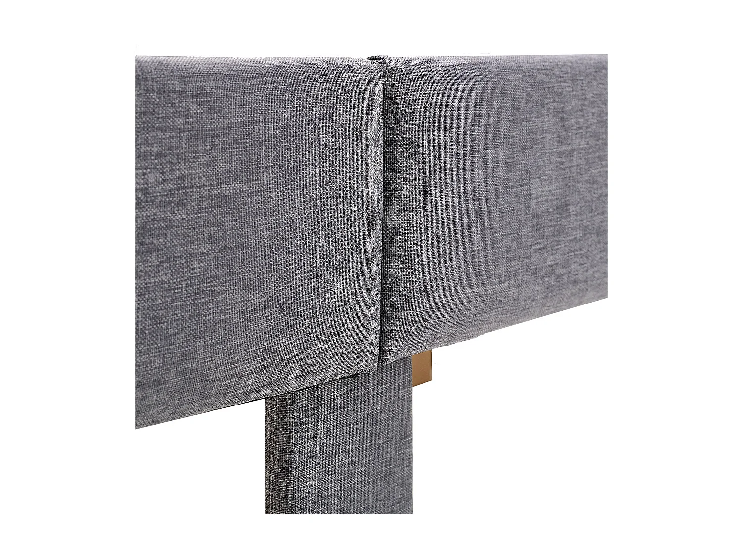 Rama łóżka 120x200 cm, tapicerowana, szara