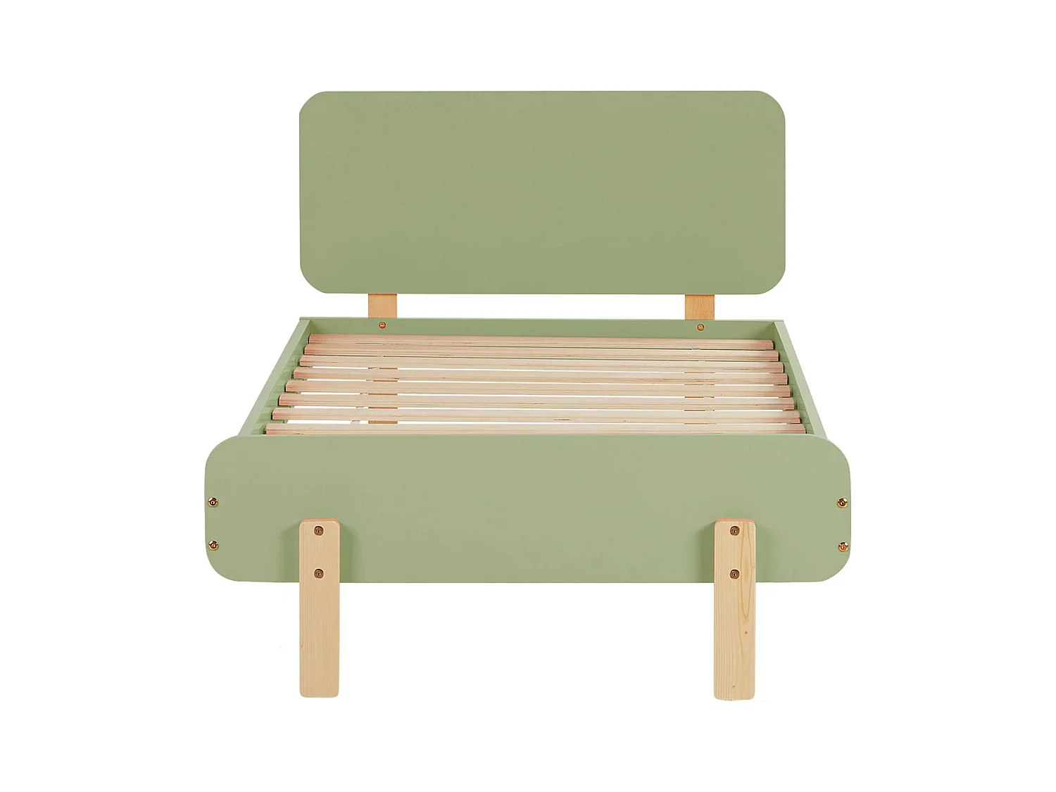 Einzelbett 95x76,5x209 cm grün