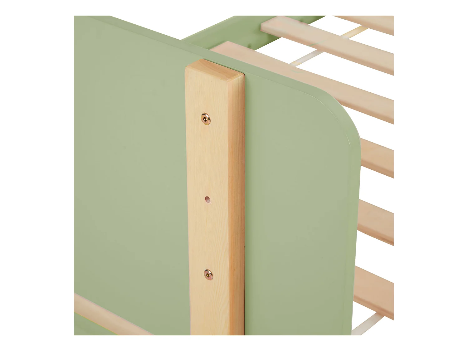 Einzelbett 95x76,5x209 cm grün