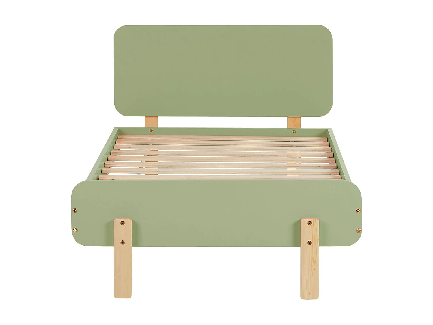 Einzelbett 95x76,5x209 cm grün