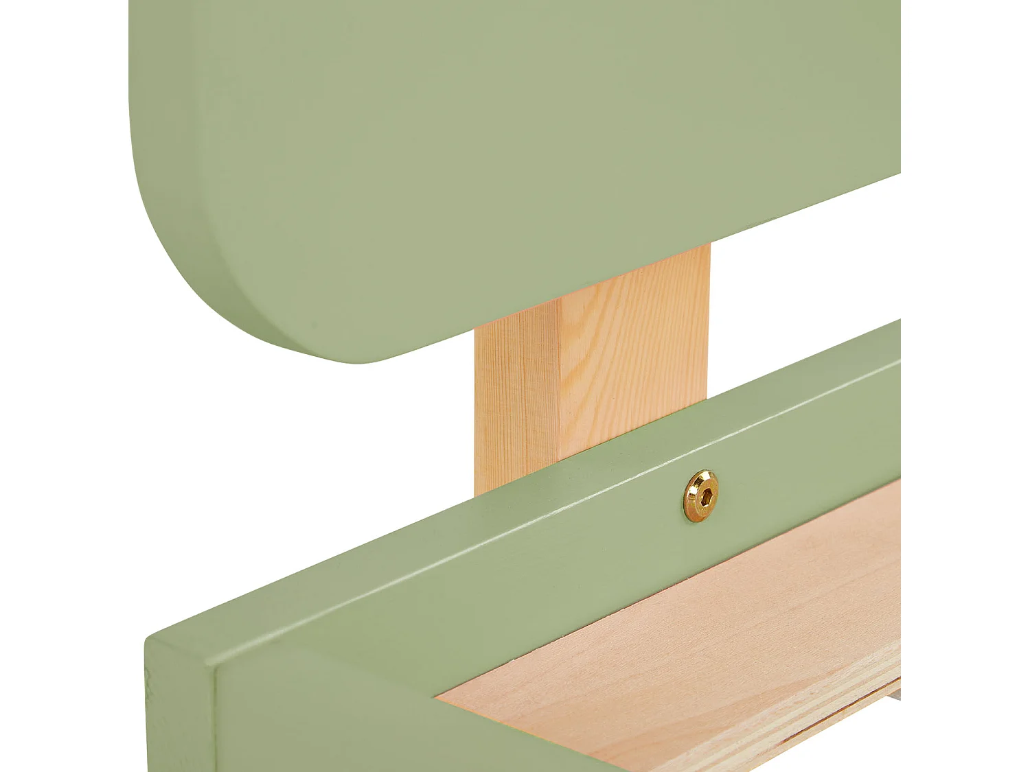 Einzelbett 95x76,5x209 cm grün