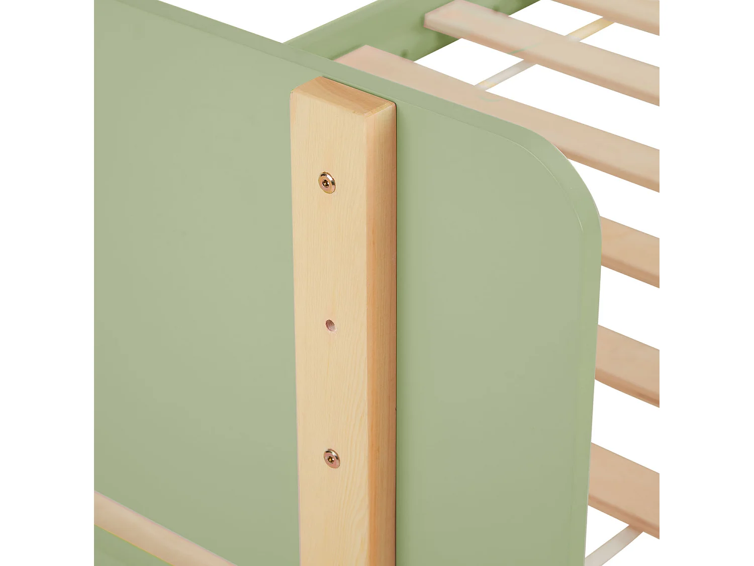 Einzelbett 95x76,5x209 cm grün