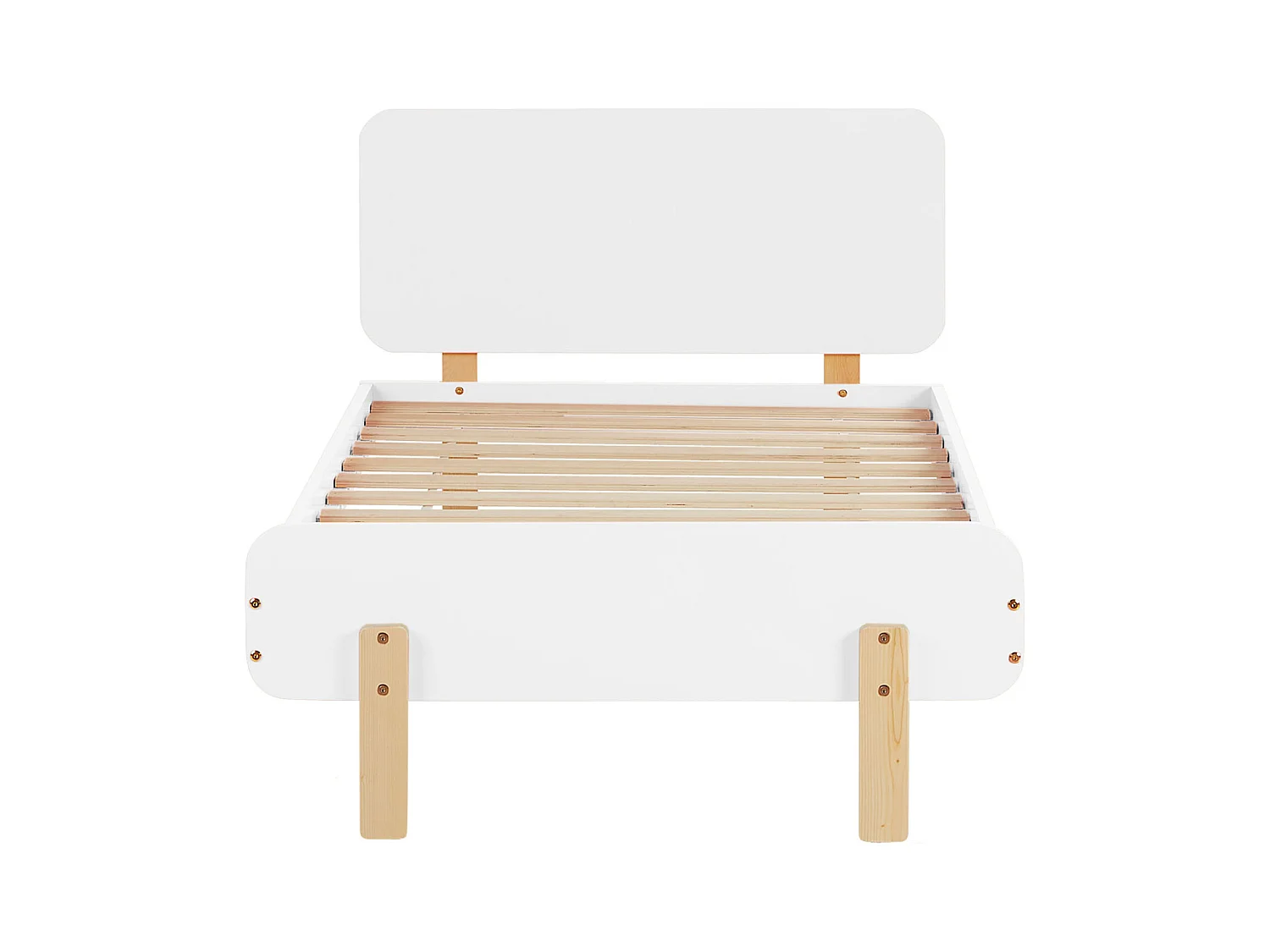 Einzelbett 90x200 cm weiß