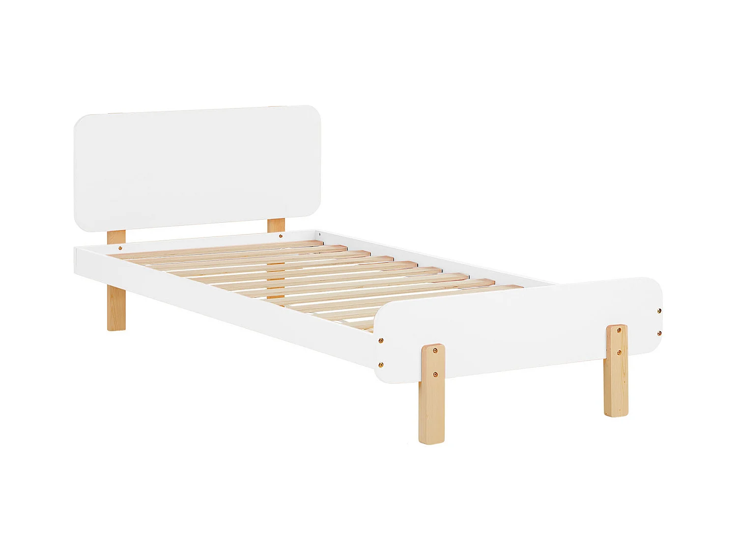 Einzelbett 90x200 cm weiß