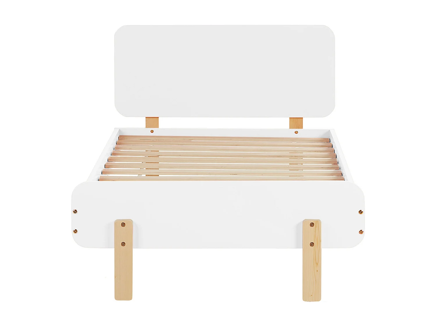 Einzelbett 90x200 cm weiß