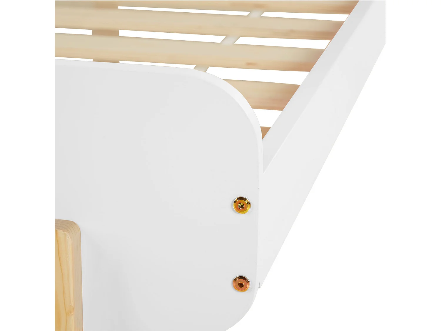 Einzelbett 90x200 cm weiß