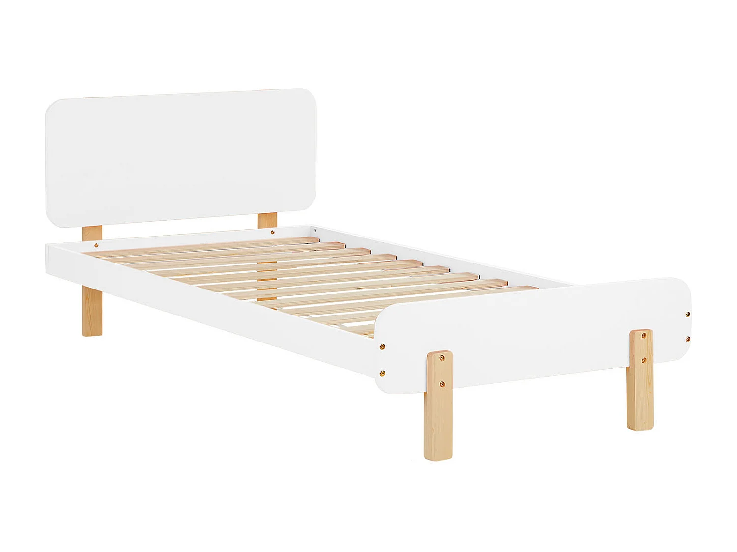 Einzelbett 90x200 cm weiß