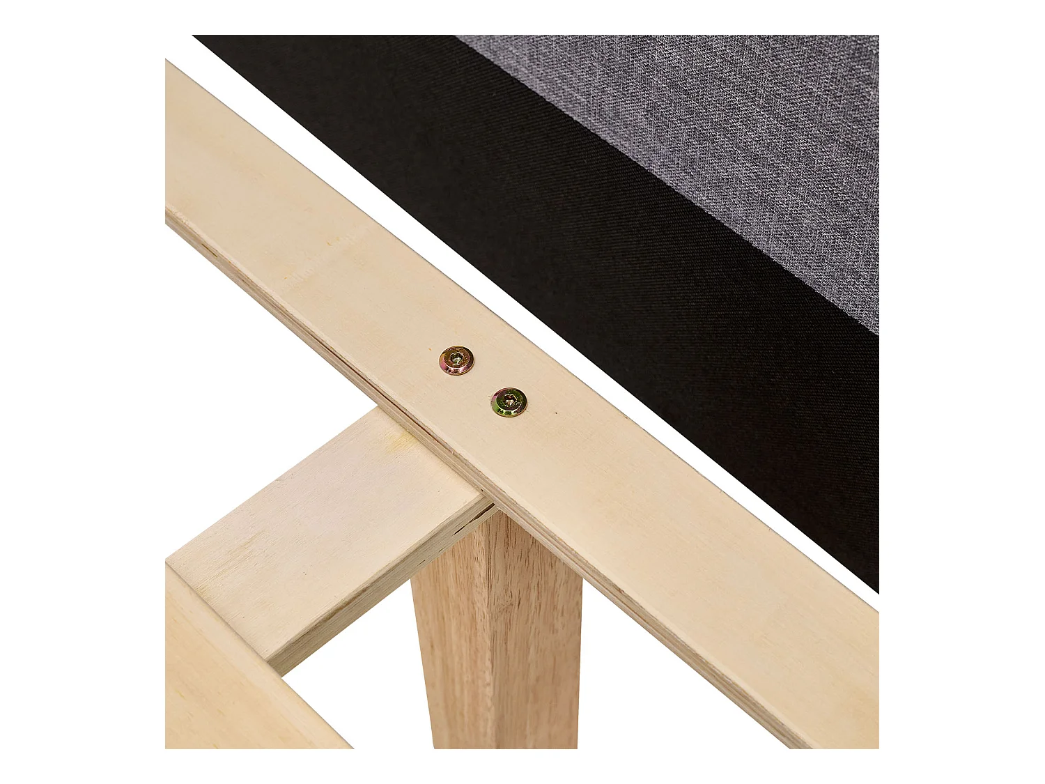 Polsterbettgestell 120x200 cm Grau