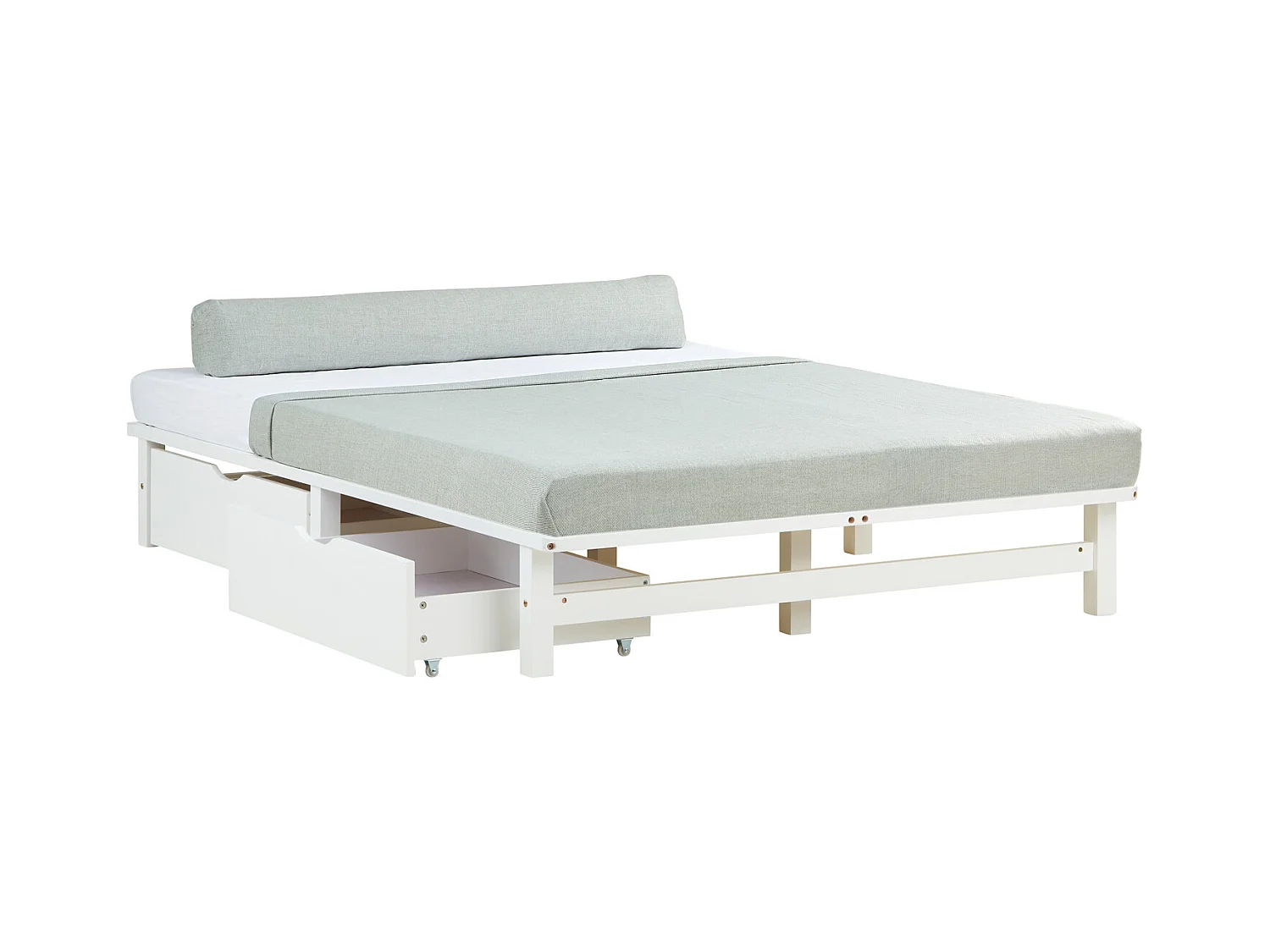 Lit Palette 140x200 cm blanc