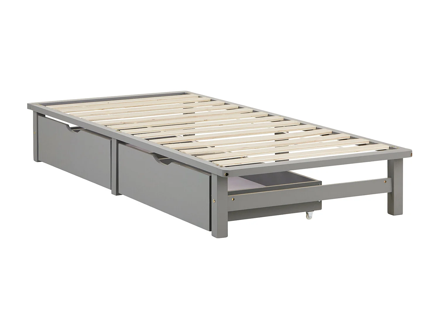 Cama Palet 90x200 cm Gris