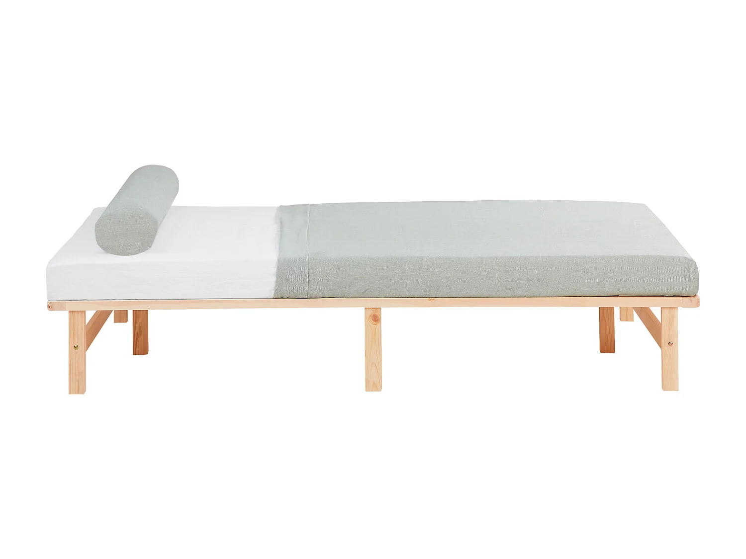 Łóżko 140x200 cm Naturalne