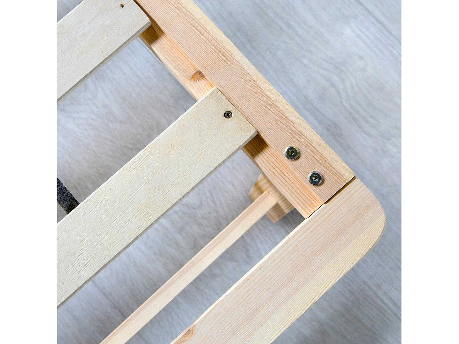 Łóżko 140x200 cm Naturalne