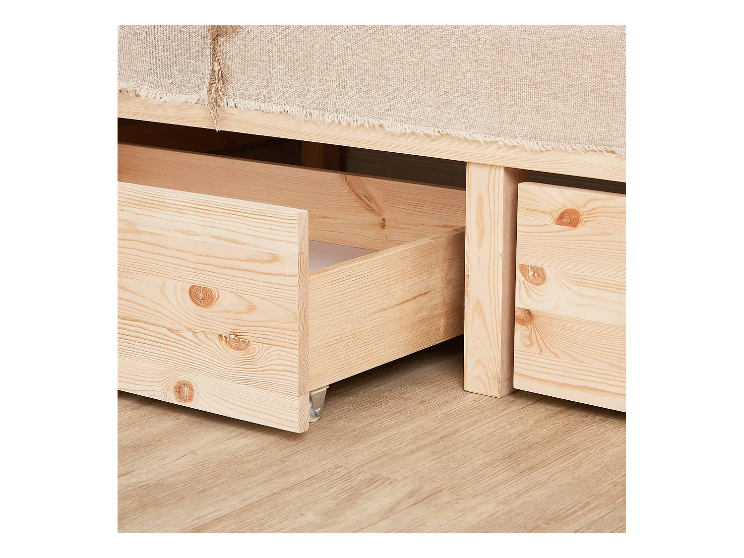 Palettenbett 140x200 cm Natur