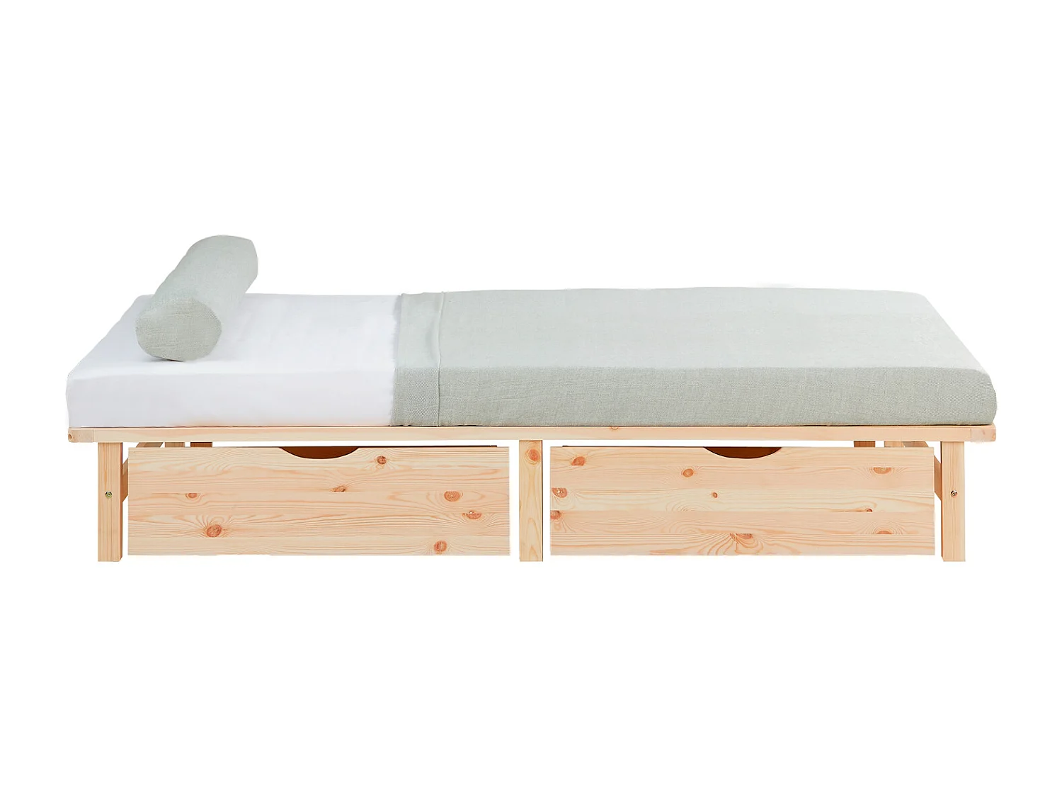 Cama Palet 140x200 cm Natural