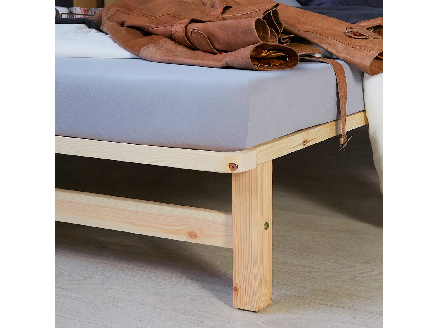Cama Palet 140x200 cm Natural