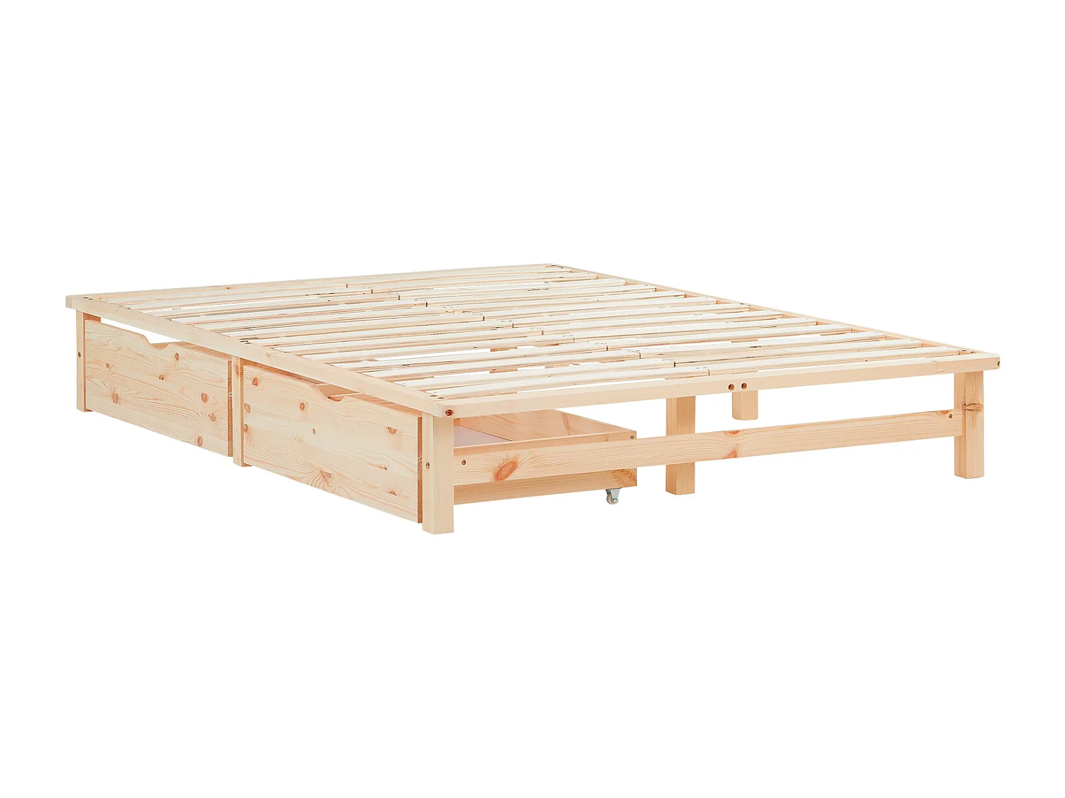 Cama Palet 140x200 cm Natural