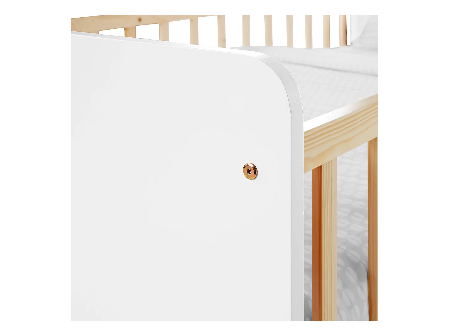 Einzelbett 90x200x12 cm weiß