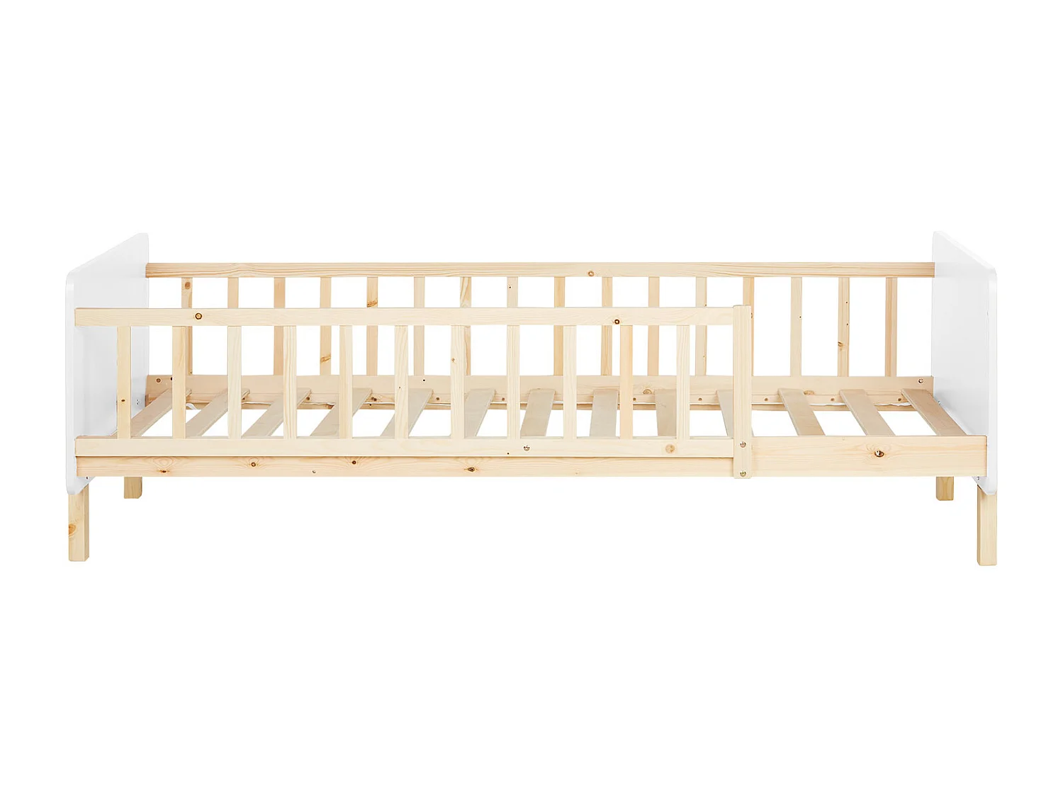 Einzelbett 90x200x12 cm weiß