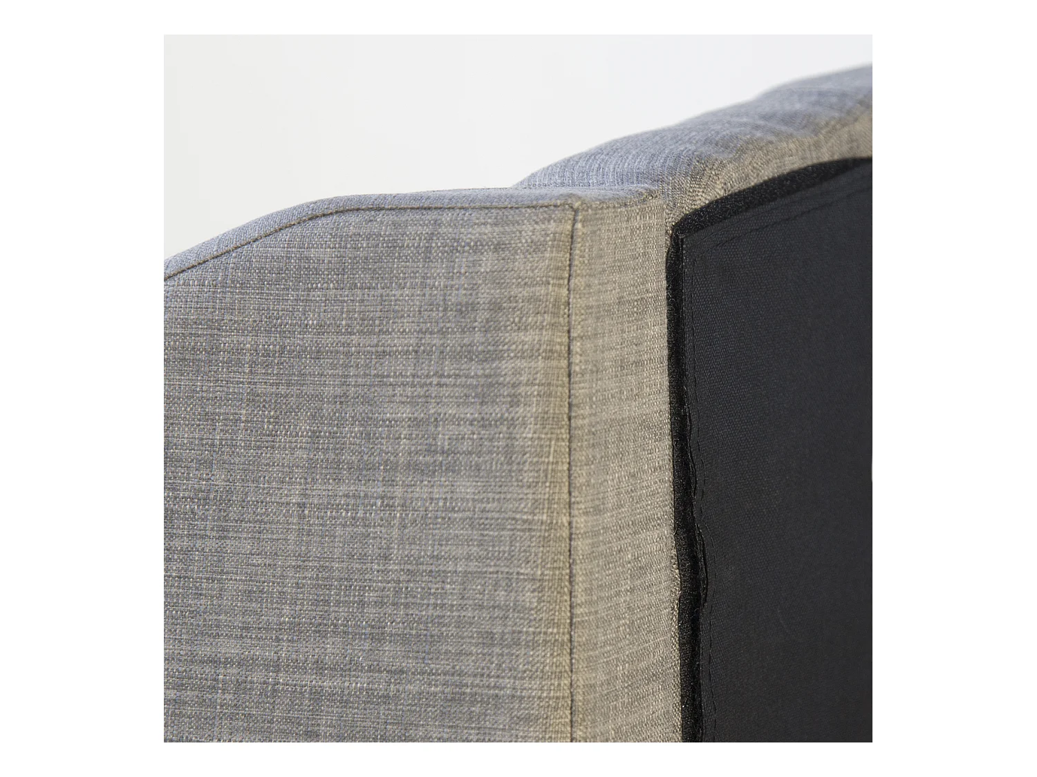 Tagesbett 90x200 cm grau Gepolstertes Bett mit Schublade Schlafsofa Gästebett ausziehbar