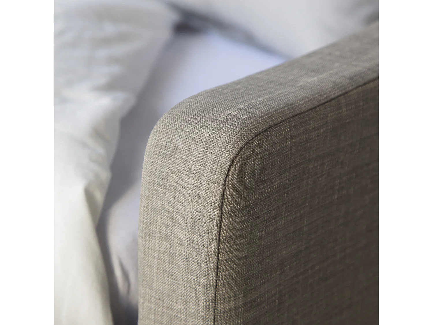 Łóżko dzienne 90x200 cm szare Tapicerowane łóżko z szufladą, sofa, rozkładane łóżko dla gości, rozsuwane