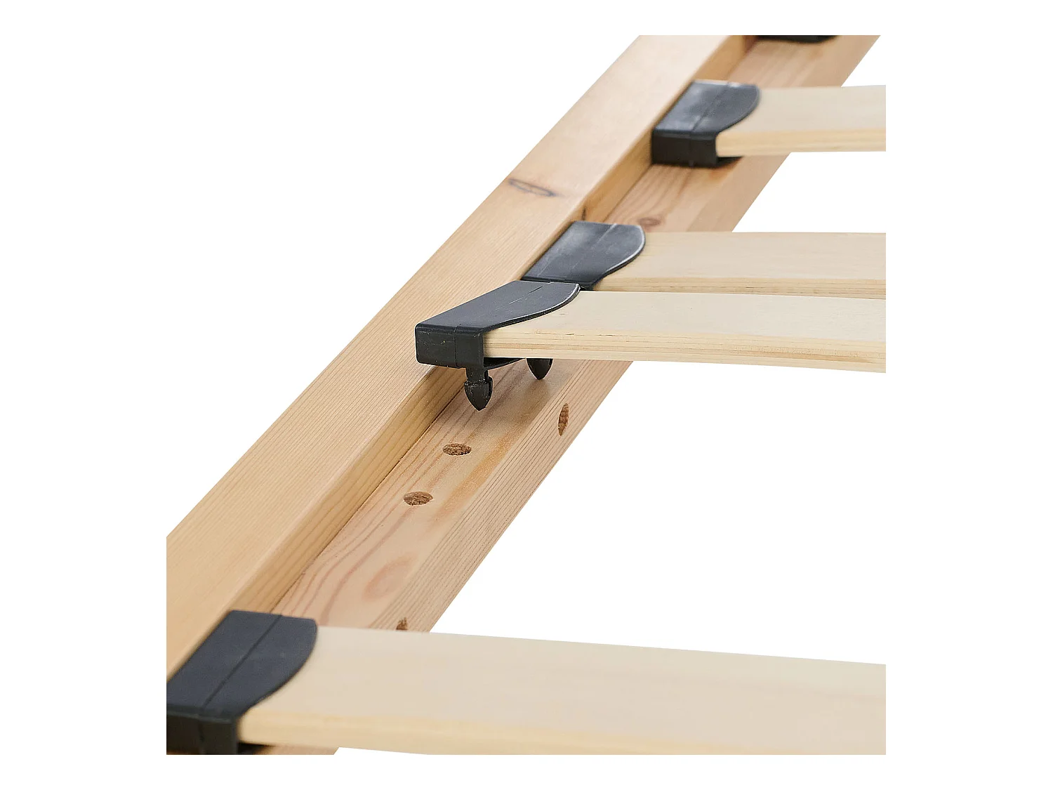 Lit en Bois 90x200 cm Naturel