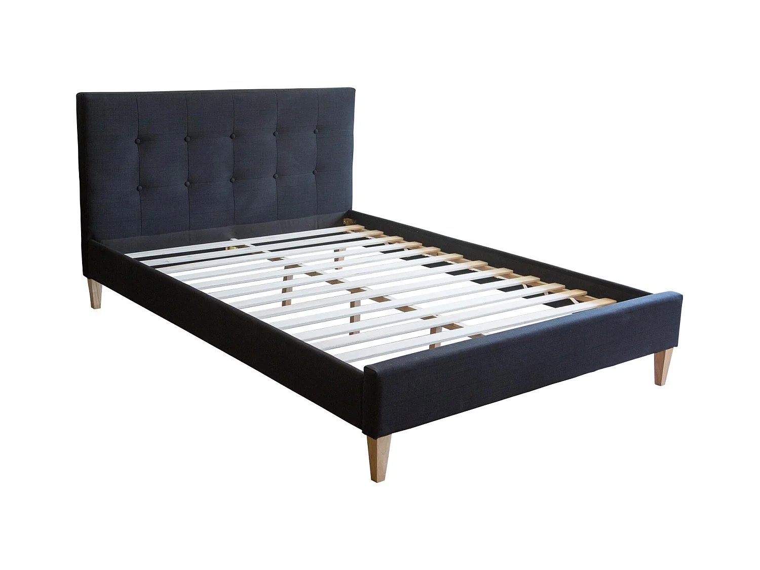 Bedframe 160x200 cm Zwart