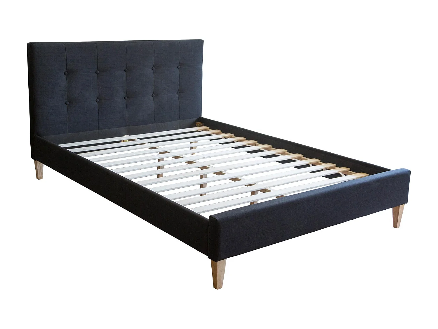 Struttura letto 160x200 cm Nero