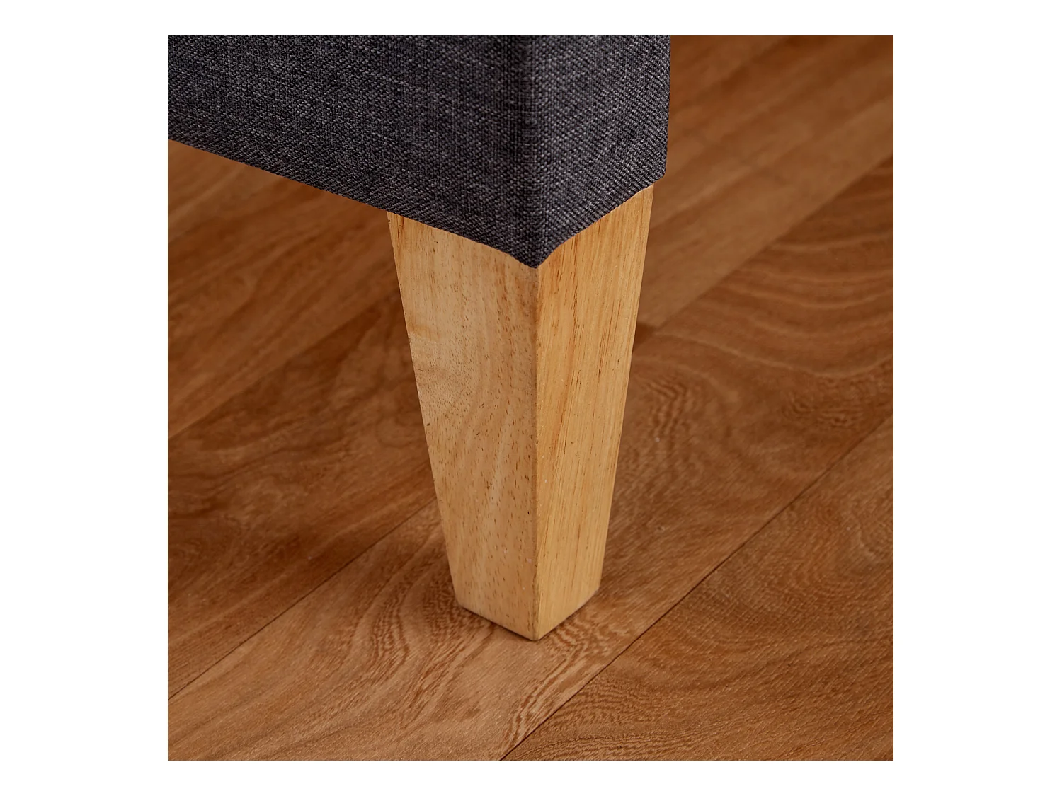 Polsterbett 95x32x210 cm grau Slatts