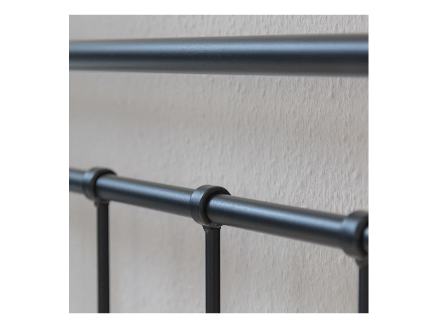 Metallbett 160x200 cm Schwarz 5072