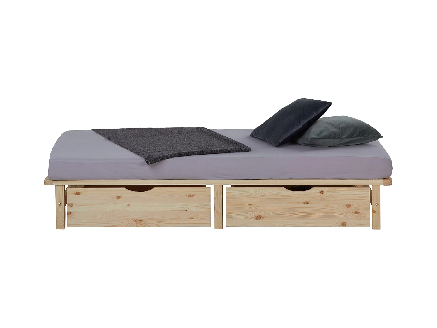 Bett 90x200 cm Naturpalette