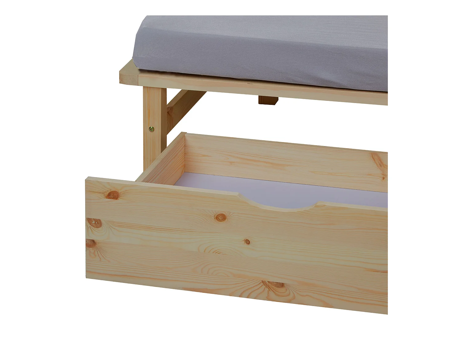 Bett 90x200 cm Naturpalette