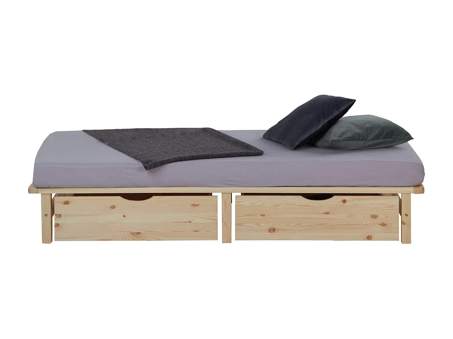 Łóżko 90x200 cm Naturalna Paleta