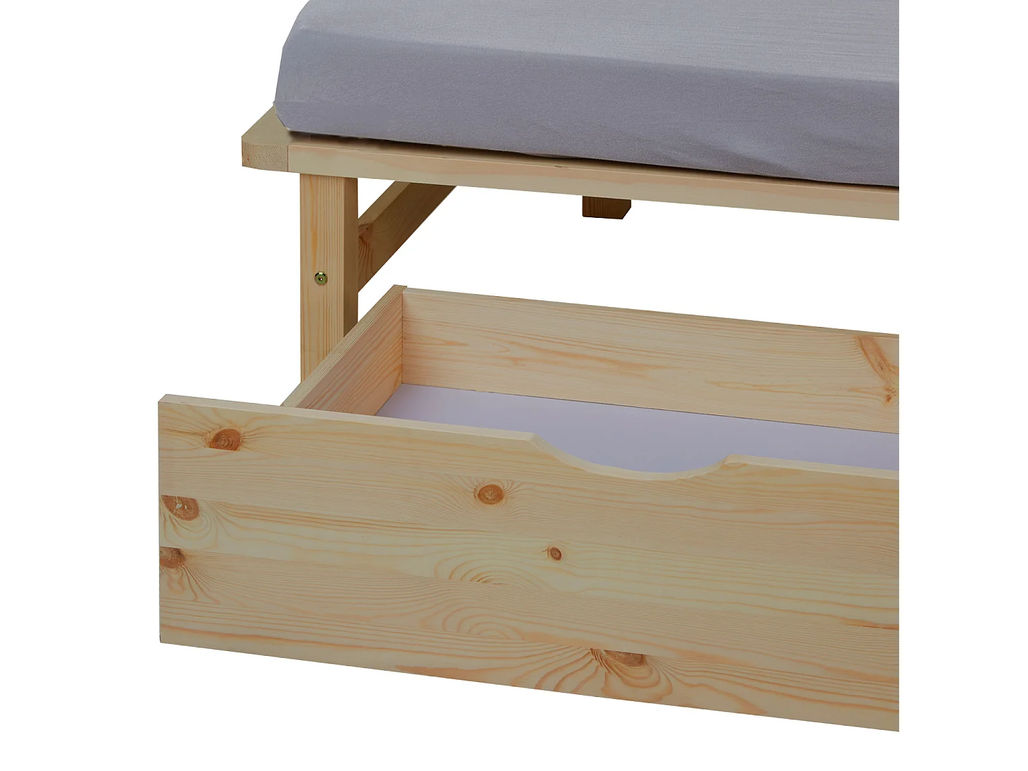 Łóżko 90x200 cm Naturalna Paleta