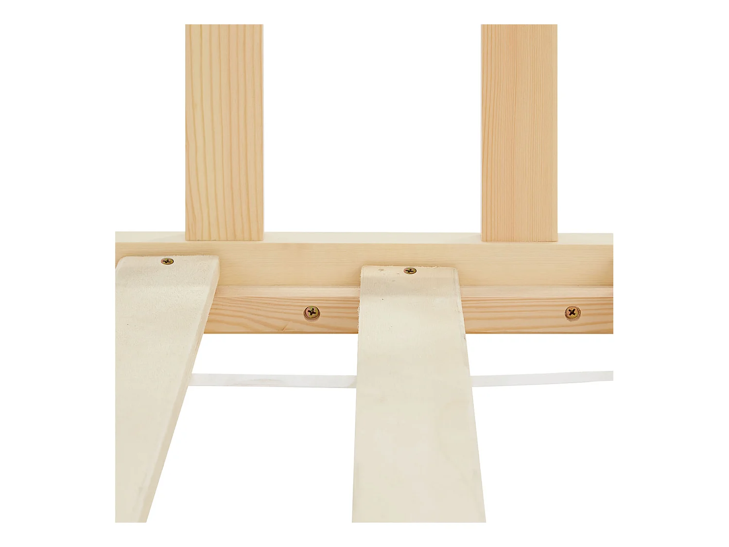 Kinderbett 120x200 cm Natur Montessori Bett mit Schutzgittern