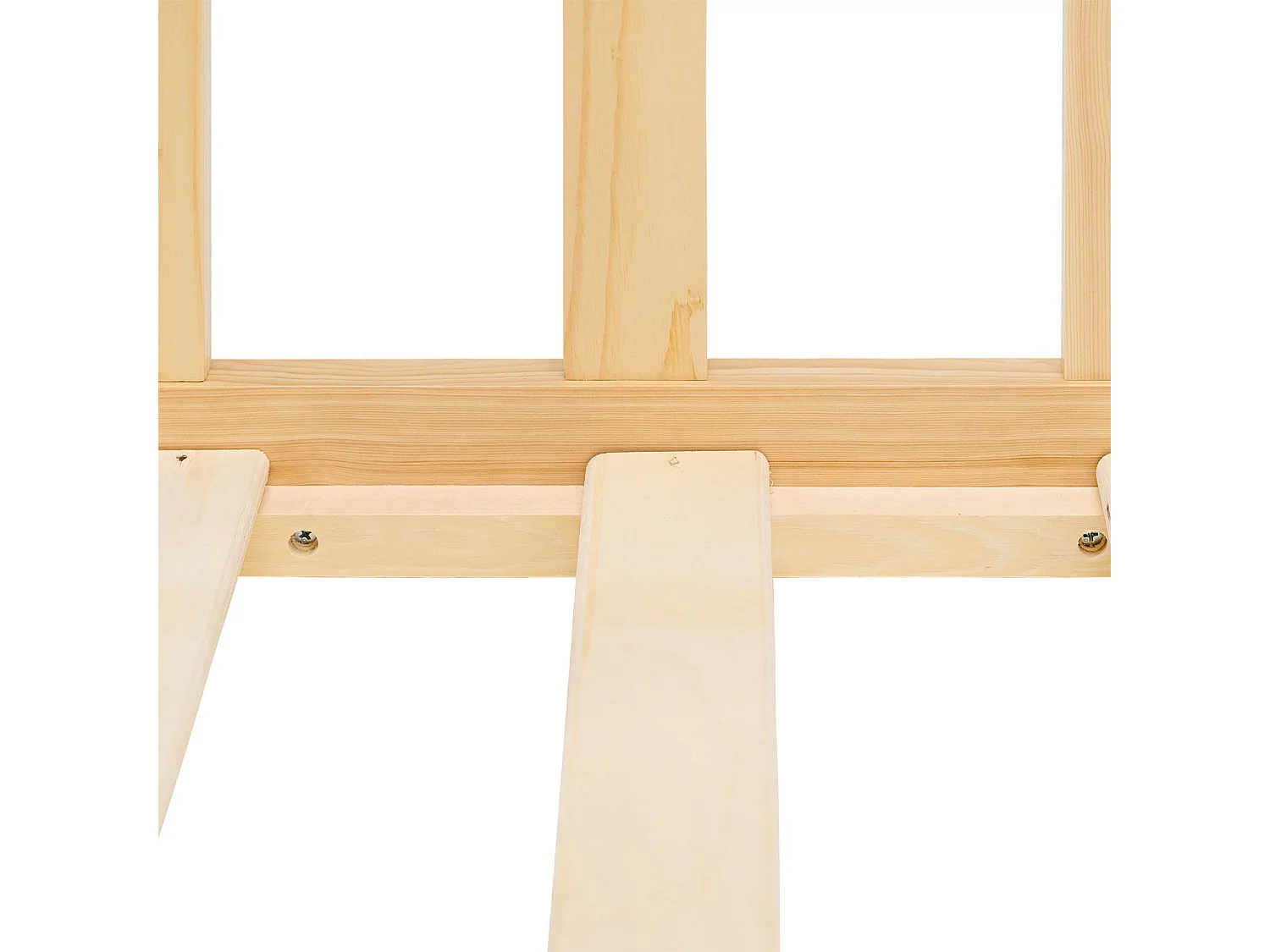 Cama Infantil 120x200 cm Cama Montessori Natural com Barreiras