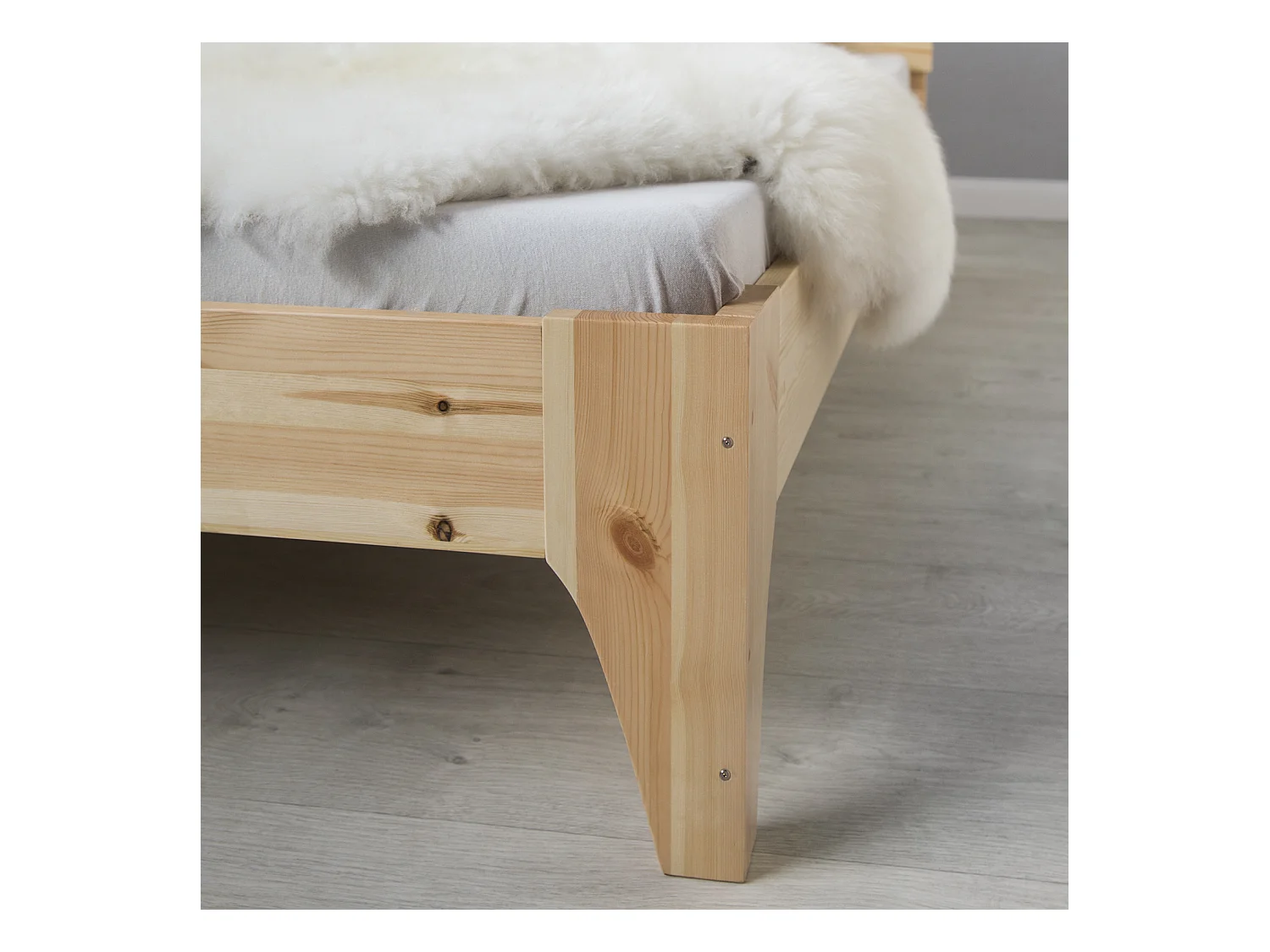 Doppelbett 140x200 cm Kiefer