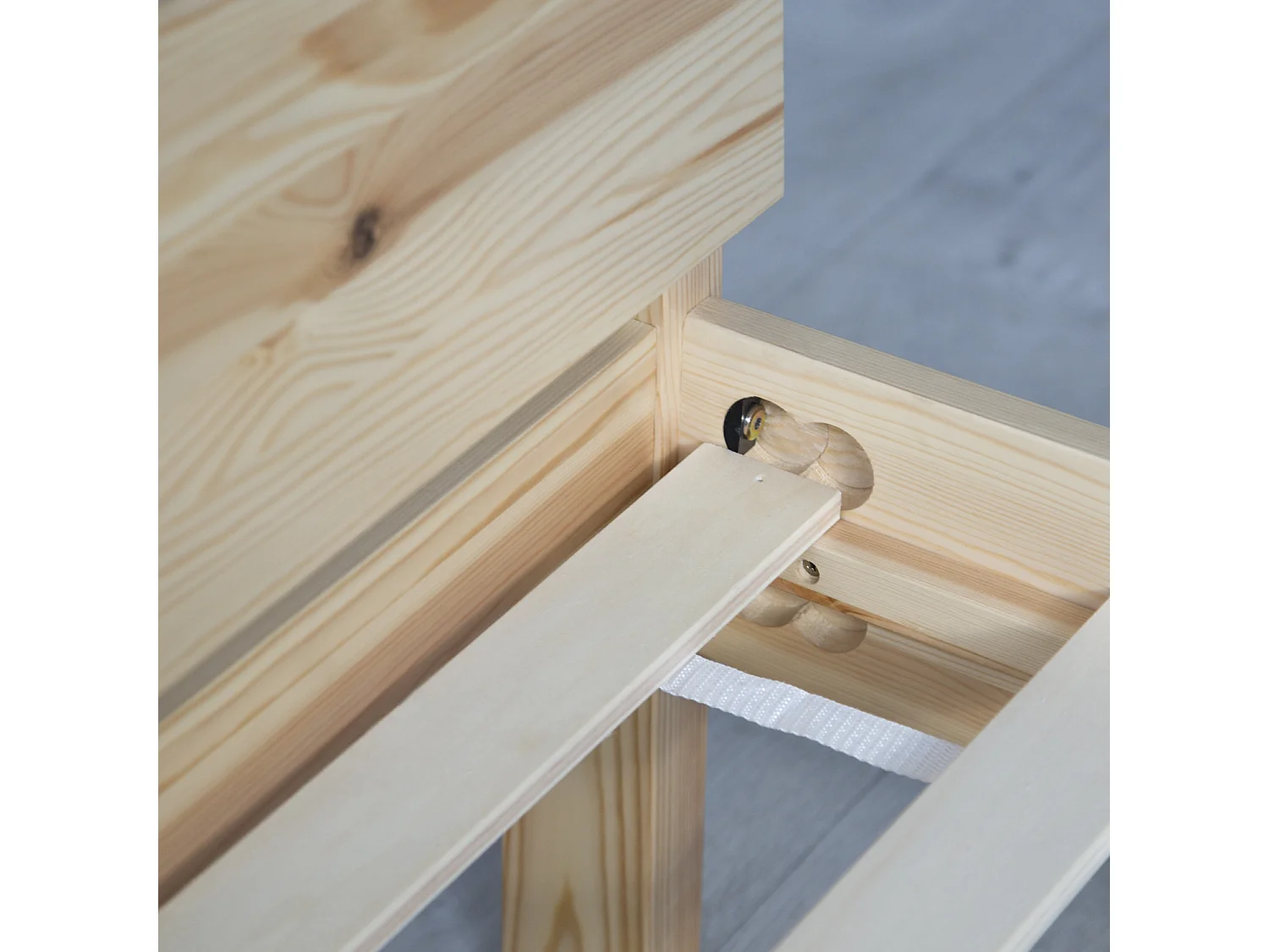 Doppelbett 140x200 cm Kiefer