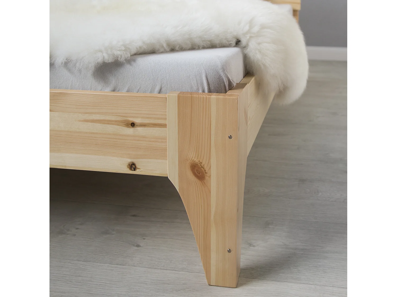 Doppelbett 140x200 cm Kiefer