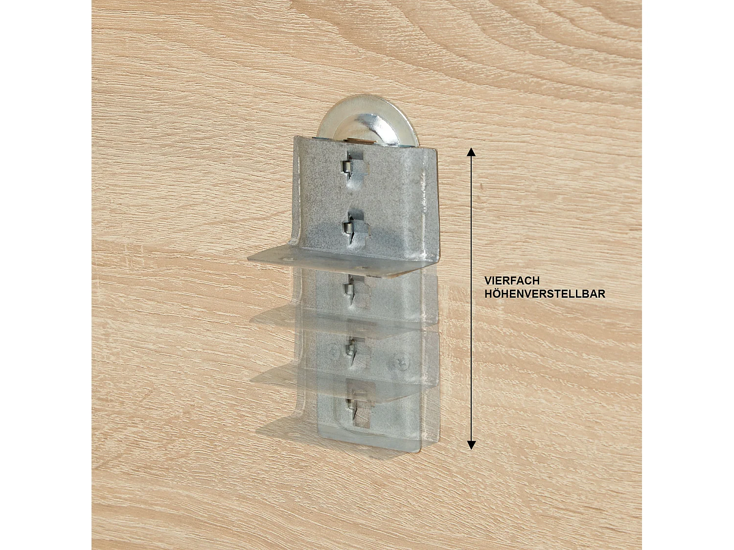 Letto 90x200 cm, Letto Comfort in Rovere