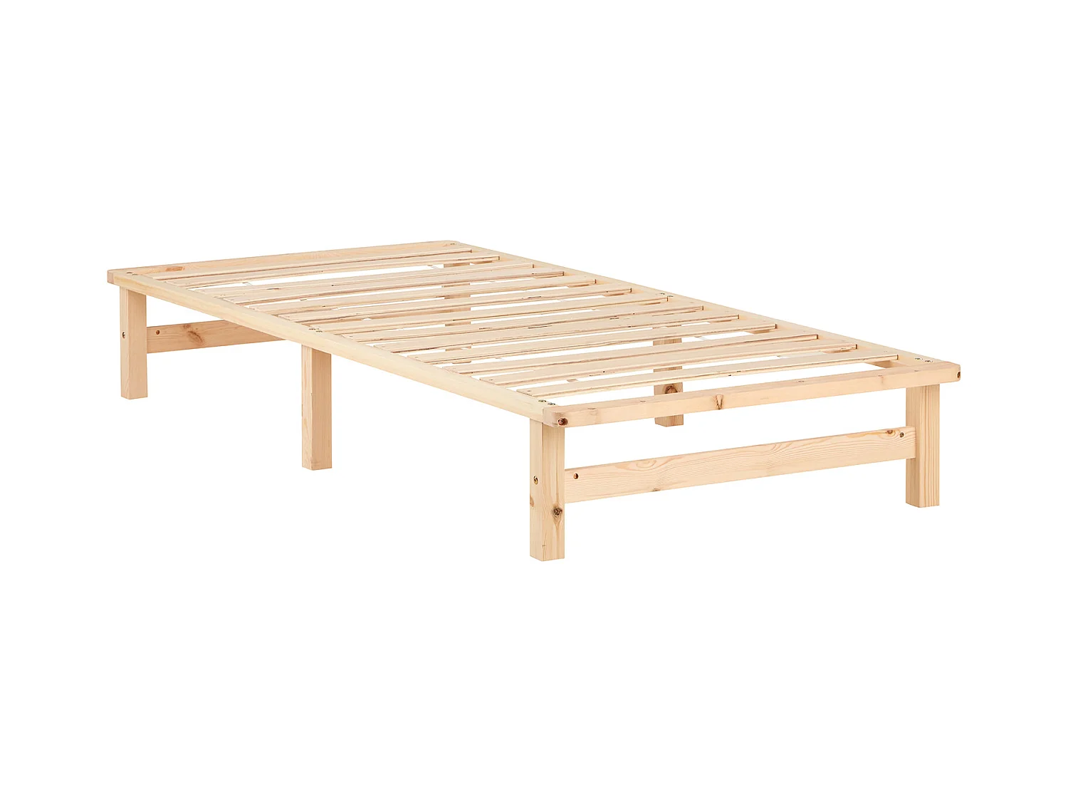 Bedframe 90x200 cm Natuurlijk