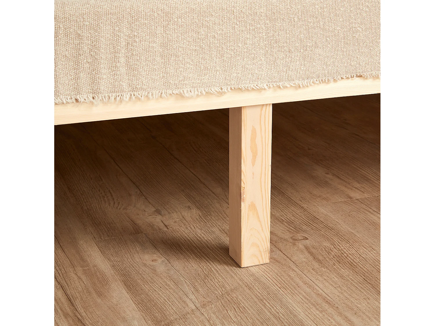 Rama łóżka 90x200 cm Naturalna