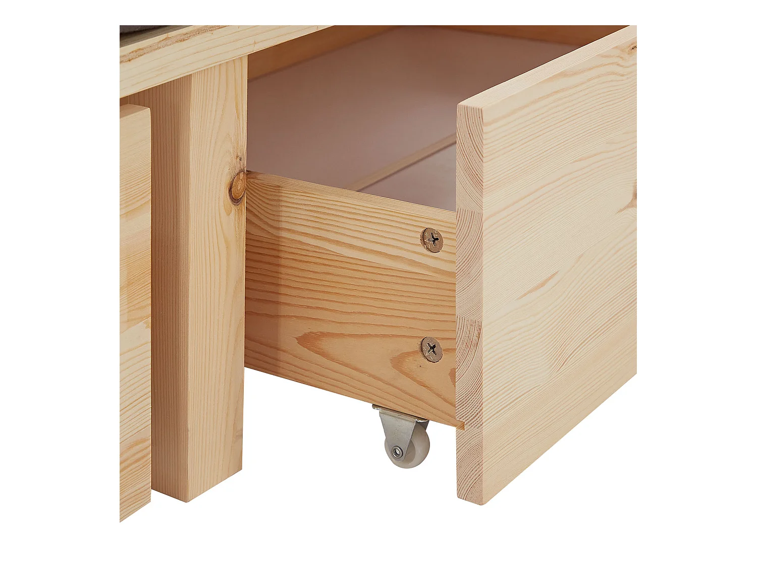 Bett 90x200 cm Natur