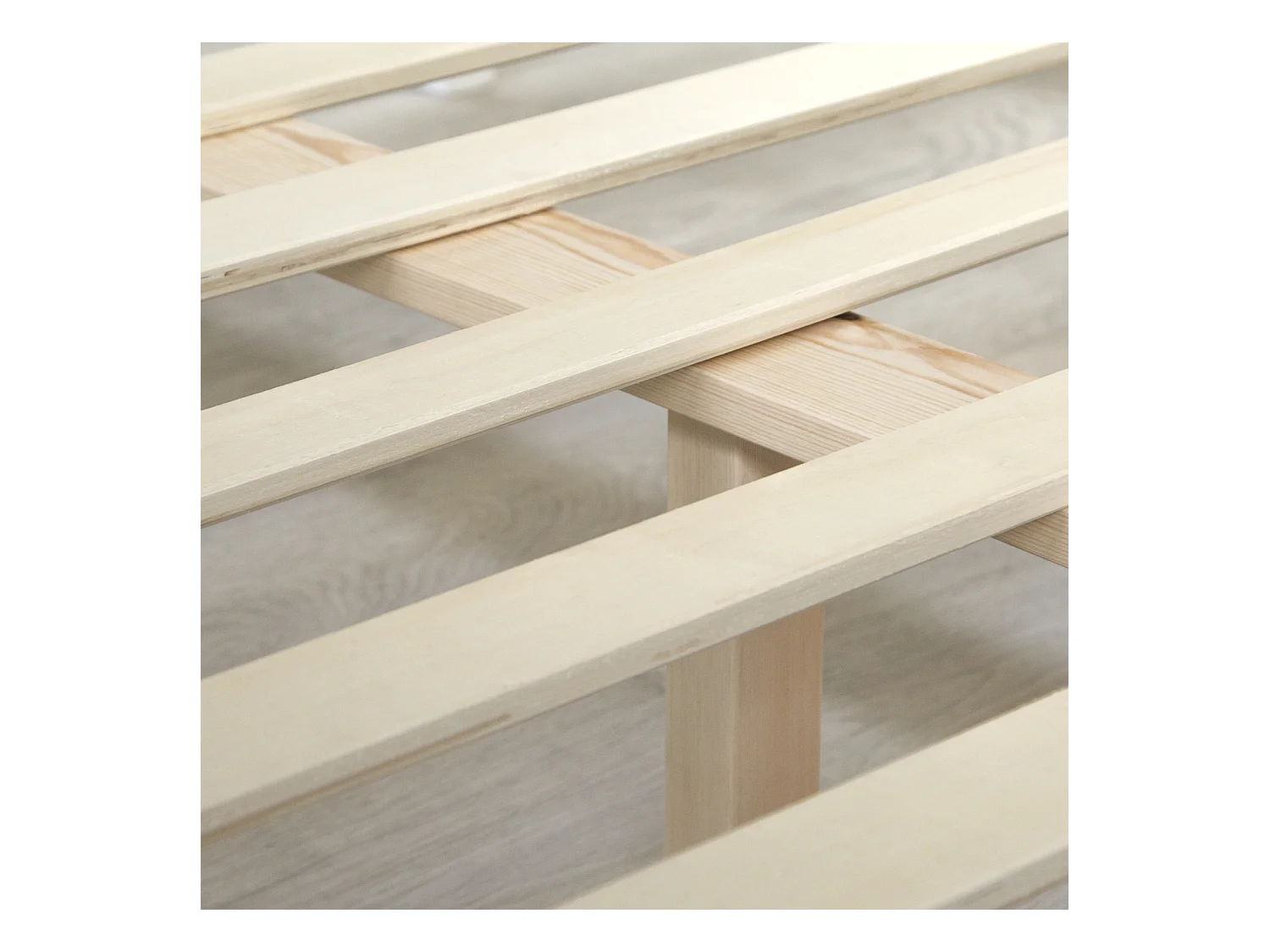 Łóżko podwójne 140x200 cm Biało-brązowe